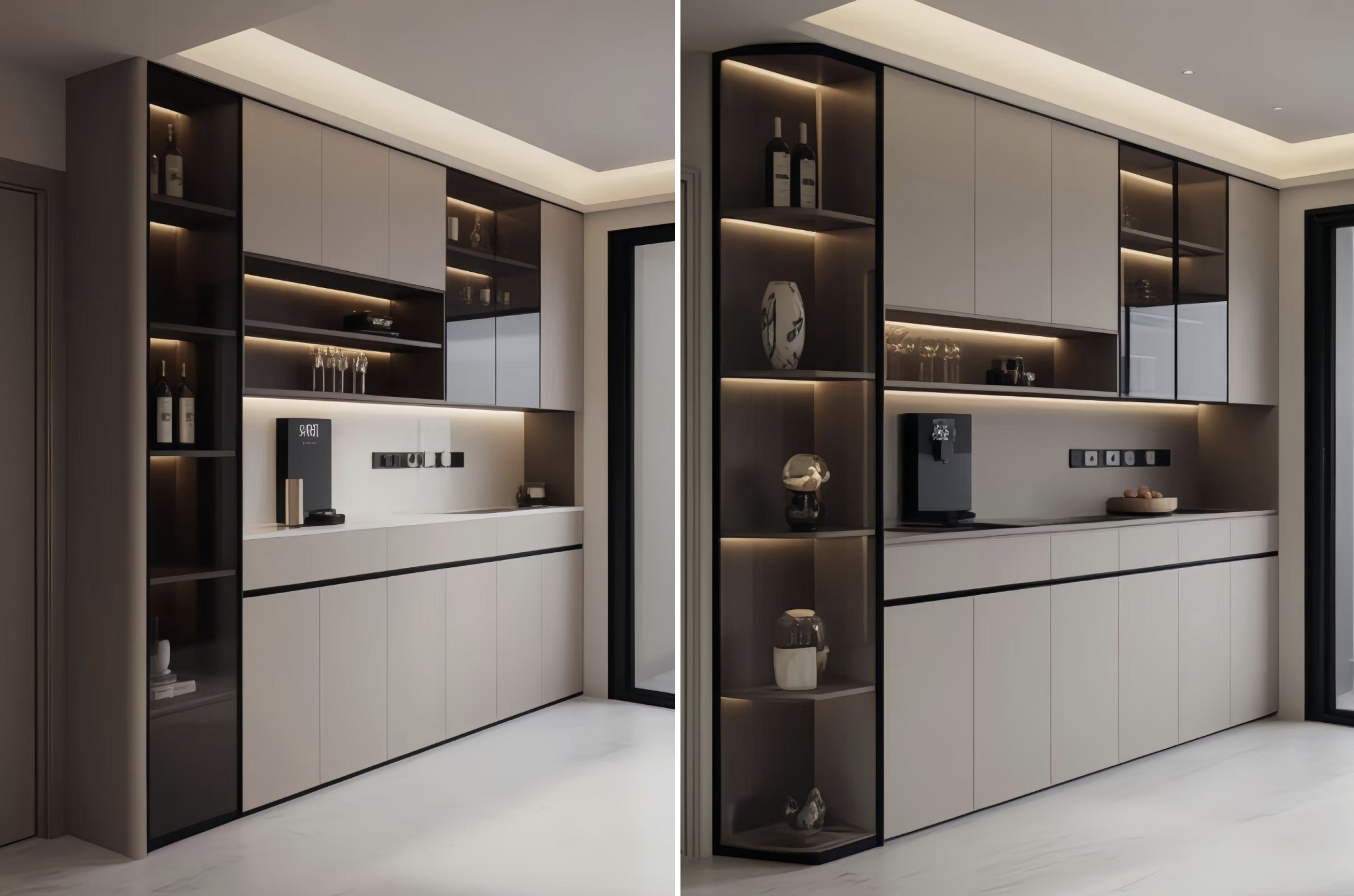 Thiết kế sideboard ăn uống cân bằng tính thẩm mỹ với tính thực tế
