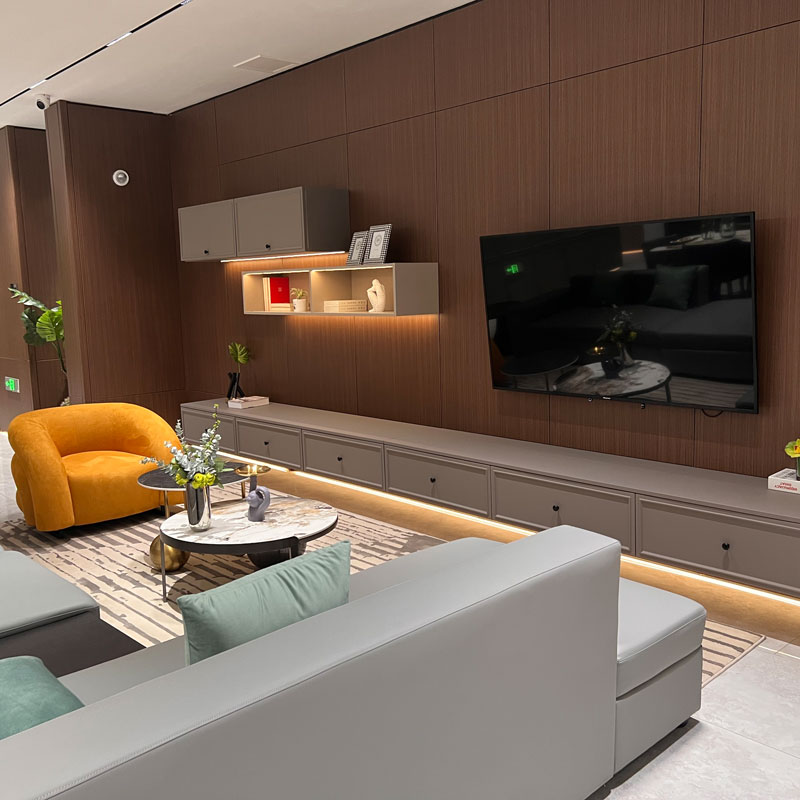 Tại sao ngày càng nhiều người chọn tủ TV nổi PVC?