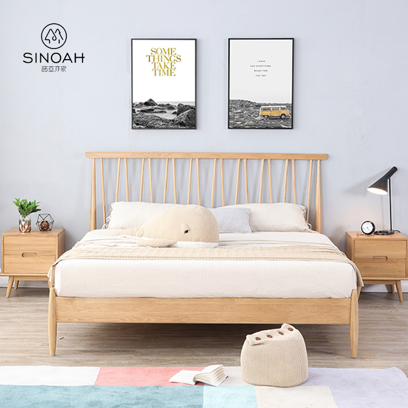 Giường Gỗ Sồi Oxford